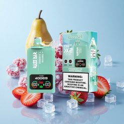 Razz Bar 40000 Puffs فراولة مثلج_توت متنوع شاشة عرض الطاقة
