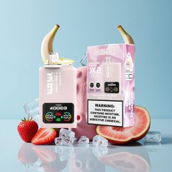 Razz Bar 40000 Puffs فراولة موز_ريد بول آيس شاشة عرض الطاقة