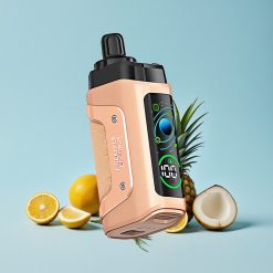 Razz Bar 45000 Puffs أناناس جوز هند سيجارة إلكترونية للاستخدام مرة واحدة ملف شبكي 1.0 أوم