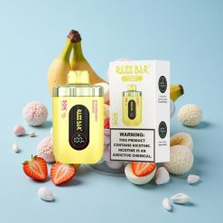 Razz Bar 50K Puffs فراولة موز 1.0 Ohm Mesh Coil
