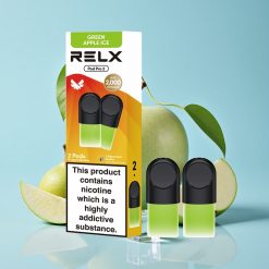 RELX Pod Pro 2 600 Puffs تفاح أخضر مثلج سعة 1.9 مل