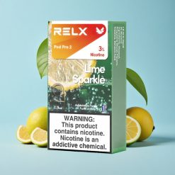 RELX Pod Pro 2 600 Puffs جهاز تبخير ليمون لامع سعة 1.9 مل
