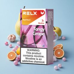 Relx Pod Pro 2 600 Puffs عنب لاذع سعة البخار: 1.9 مل