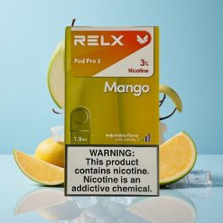 RELX Pod Pro 2 600 Puffs مانجو آيس سعة الفيب: 1.9 مل