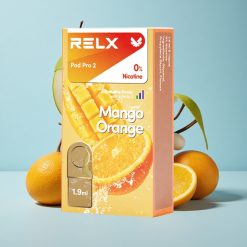 RELX Pod Pro 2 600 Puffs مانجو برتقالي سعة البخار: 1.9 مل
