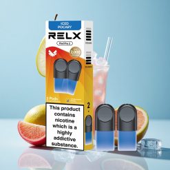 RELX Pod Pro 2 600 Puffs نكهة المشروب-الآيس بوكاري سعة 1.9مل