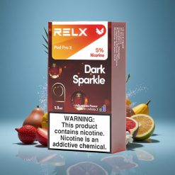 RELX Pod Pro 2 600 Puffs Dark Sparkle (لمعان داكن) سعة البخار 1.9 مل
