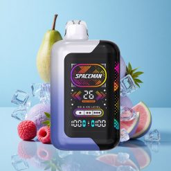 SMOK SPACEMAN SP40000 40000 نكهة التوت الأزرق الجليدي بشاشة LED بحجم 2.28 بوصة