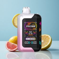 SMOK SPACEMAN SP40000 عصير الليمون الوردي شاشة إل إي دي فائقة الحجم 2.28 بوصة