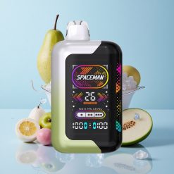 SMOK SPACEMAN SP40000 عنب أبيض مثلج بشاشة LED بحجم 2.28 بوصة
