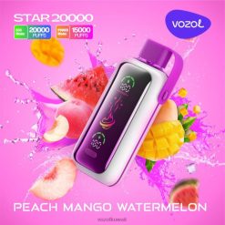 VOZOL STAR 20000 FLH0X16 الخوخ والمانجو والبطيخ Vozol Vape Price