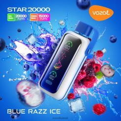 VOZOL STAR 20000 FLH0X4 الجليد الأزرق Vozol Vape Kuwait